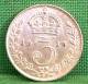 MONNAIE ARGENT  3 PENCE 1915 GEORGES V GRANDE BRETAGNE / GREAT BRITAIN SILVER COIN - F. 3 Pence