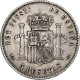 Monnaie, Espagne, Alfonso XII, 5 Pesetas, 1885 (87), Madrid, TB+, Argent, KM:688 - First Minting