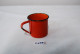 C298 Ancienne Tasse En émaillé - Vintage - Rouge - Cups