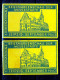 ,Germany, LEIPZIG 1960 ⁕ 1. Inter. BRIEFMARKENSCHAU DER MESSESTADTE ⁕ 2v MNH Cinderella / Vignette - Erinnophilie