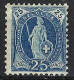 SUISSE Ca.1899: Le ZNr. 73D "Helvétie Debout" Neuf*, Var. "trait Oblique" - Unused Stamps