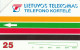 PHONE CARD LITUANIA (E67.3.1 - Lituania