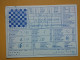 KOV 487-22- Correspondence Chess Fernschach Postcard,- BELGRADE, Schach Chess Ajedrez échecs,  - Schach