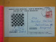 KOV 487-24- Correspondence Chess Fernschach Postcard, ZUPANJA, CROATIA - BELGRADE, Schach Chess Ajedrez échecs - Schach