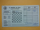 KOV 487-25- Correspondence Chess Fernschach Postcard, MONTREAL CANADA - BELGRADE, Schach Chess Ajedrez échecs - Chess