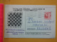 KOV 487-26 - Correspondence Chess Fernschach Postcard, SOMBOR - BELGRADE, Schach Chess Ajedrez échecs - Chess