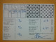 KOV 487-27 - Correspondence Chess Fernschach Postcard, HILLEROD DENMARK- BELGRADE, Schach Chess Ajedrez échecs - Chess