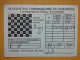 KOV 487-27 - Correspondence Chess Fernschach Postcard, MOSCOW, MOSKVA - BELGRADE, Schach Chess Ajedrez échecs - Chess