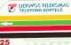 PHONE CARD LITUANIA URMET (E69.8.5 - Lituanie