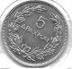 *greece 5 Drachmes  1930  Km 71.1 London Mint   Xf+/ms60 - Grèce