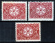 Austria ⁕ Wiener Freiwillige Rettungs-Gesellschaft / Charity StampS ⁕ 3v Revenue Fiscaux Steuermarken Fiscal - Revenue Stamps