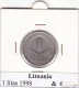 LITUANIA  1 LITAS ANNO 1998 COME DA FOTO - Lithuania