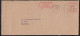 New Zealand 1971 Meter Cover 3c PANMURE To WELLINGTON Cookes Wire Ropes - Lettres & Documents