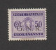 R.S.I. :  1944  TASSE  TIRATURA  VR. -  50 C. VIOLETTO  N. -  SASS. 53  -  SPL - Strafport