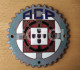 OLD 1920/30 ACP AUTOMOVEL CLUBE DE PORTUGAL EMBLEMA GRILLE CAR BADGE GREY - Rallye