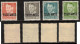 DENMARK DANMARK DÄNEMARK 1955 POSTFAERGE MH(*) MI 36 - 39 Postfähre Paketmarken Parcel Post - Paquetes Postales