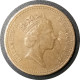 Monnaie Royaume Uni - 1987 - 1 Penny Elizabeth II 3e Portrait - 1 Penny & 1 New Penny