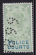 GB Victoria  Fiscal/ Revenue Police Courts 2/- Green And Blue Good Used. Barefoot 10 - Fiscali