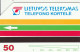 PHONE CARD LITUANIA URMET (E90.15.7 - Lituanie