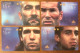 4 MOBICARTE FOOTBALL BARTHEZ ZIDANE ETC ORANGE SPÉCIMEN MBC MOBI GSM SCHEDA TARJETA PHONE CARD PREPAID PREPAYÉE - Mobicartes (recharges)