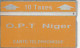 PHONE CARD NIGER  (E96.7.5 - Niger