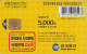 PHONE CARD COREA SUD  (E97.8.7 - Korea (Süd)