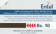 PHONE CARD BOLIVIA URMET  (E97.2.3 - Bolivia