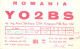 Radio Amateur QSL Card Romania YO2BS Aurel Sahleanu Timisoara Y05-3553 - Radio Amateur