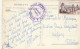 HENDAYE FRONTIERE FRANCO ESPAGNOLE DERNIERE HALTE 1956? CACHET VERSO - Hendaye