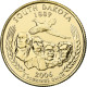 États-Unis, South Dakota, Quarter, 2006, U.S. Mint, Philadelphie, Golden, FDC - 1999-2009: State Quarters