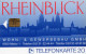 Rhein-Blick TK N *08.1991(K411) 200Expl.** 80€ VIP-cards Gesellschafter Kuroszczyk Wohnbau Mainz TC Industry On Telecard - V-Series: VIP-und Visitenkartenserie