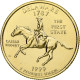 États-Unis, Delaware, Quarter, 1999, U.S. Mint, Denver, Gold-plated Coin, FDC - 1932-1998: Washington