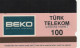 PHONE CARD TURCHIA (E104.16.7 - Türkei