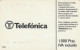 PHONE CARD SPAGNA 1989  (E108.11.10 - Werbekarten