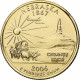 États-Unis, Quarter, Nebraska, 2006, U.S. Mint, Golden, Cupronickel Plaqué - 1999-2009: State Quarters