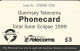 PHONE CARD GUERNSEY  (E109.32.1 - [ 7] Jersey And Guernsey