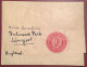 Ireland 1924 Rare Used 1pg Red Postal Stationery Wrapper To Liverpool (Irland Michel S1 - Enteros Postales