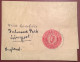 Ireland 1924 Rare Used 1pg Red Postal Stationery Wrapper To Liverpool (Irland Michel S1 - Interi Postali