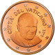 Cité Du Vatican, Benedict XVI, Euro Cent, BE, 2010, Rome, Cuivre Plaqué Acier - Vaticaanstad