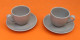 Delcampe - 2 Tasses / Soucoupes à Café / Thé / Chocolat - Cups