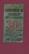 281223 - TICKET CHEMIN DE FER TRAM METRO - ROYAUME UNI ANGLETERRE LONDON Pr 8413 FARE Ld THE MET. ELECTRIC TRAMS Ltd - Europe