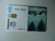 GREECE  USED CARDS SKIER 1994 - Griechenland