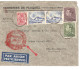L.PA Ronquières 11/1/1939 Verrereies Fauquez Virginal > Rio Brésil  Poortman 433-434 +TP  Via BXL 11/1/1939 & Lufthansa - Covers & Documents