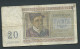 BELGIQUE 20 FRANCS 3-4-56  -  Z09 670083 -  Laura 13714 - 20 Francos