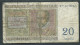 BELGIQUE 20 FRANCS 3-4-56  -  Z09 670083 -  Laura 13714 - 20 Francos