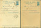 Guerre 14 CP FM Le Courrier Des Armées Joffre 2 Cartes Lettres Armée D'Orient Secteur Postal Trésor & Postes 505 + 505 B - WW I