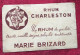 Rhum Charleston Marie-Brizard Bon Buvard -Vintage Publicité- Publicitaire-traité Vieilli Soigné Selon Les Traditions - Schnaps & Bier