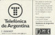 PHONE CARD ARGENTINA (M.61.5 - Argentine