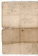 VP22.878 - Cachet De Généralité De RIOM - Acte De 1711 - - Cachets Généralité