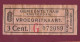 301223 - TICKET CHEMIN DE FER TRAM METRO - PAYS BAS HOLLANDE GEMEENTETRAM AMSTERDAM G 3 Cent. 072089 - Europa